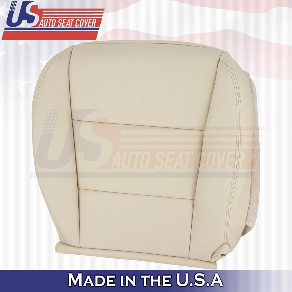 2013 to 2018 Fits Toyota Avalon XLE Driver Top& Bottom Leather Cover Almond Tan