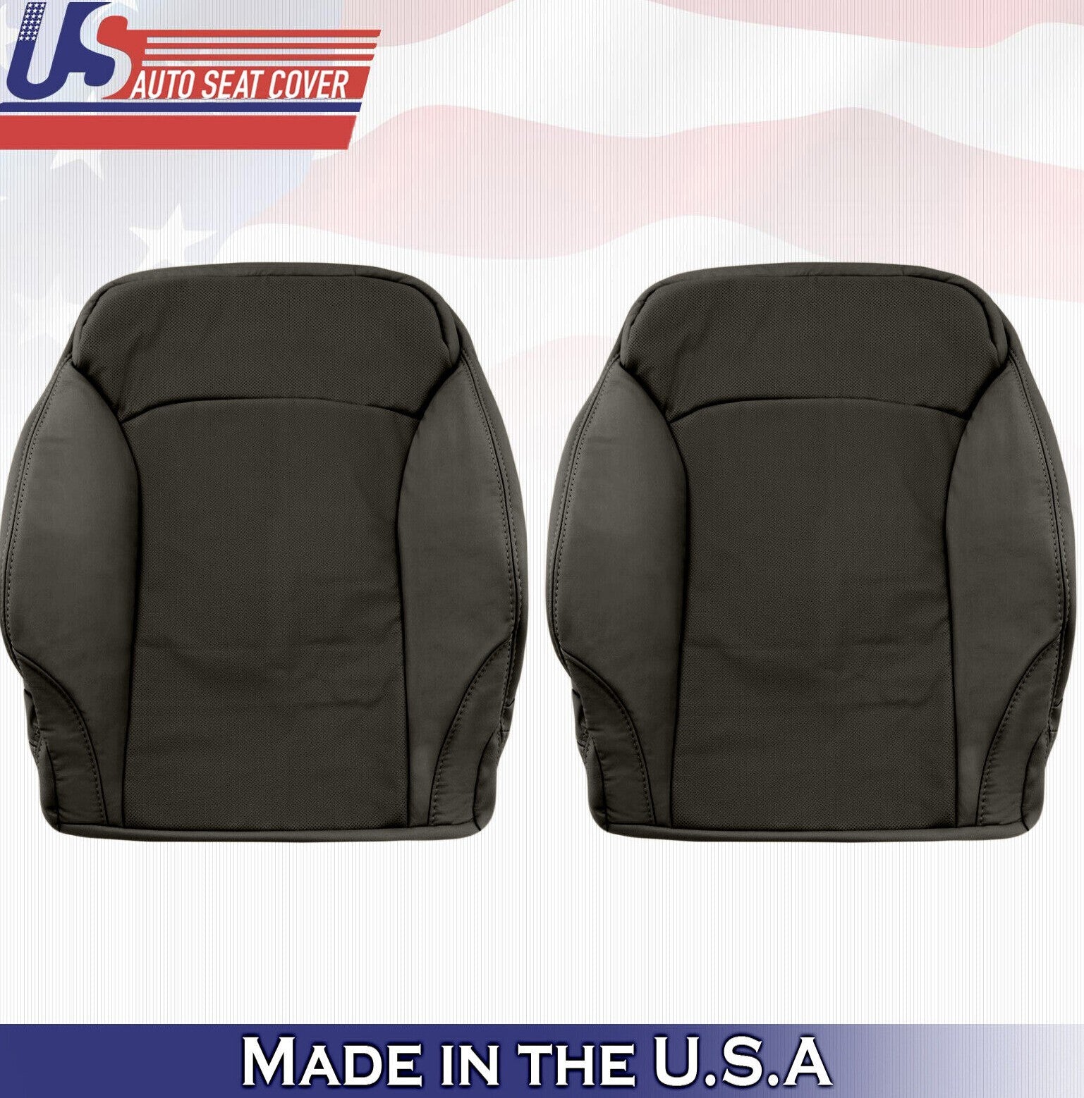 2012 For Lexus IS250 IS350 Driver Passenger Top Perforated Leather Covers Black