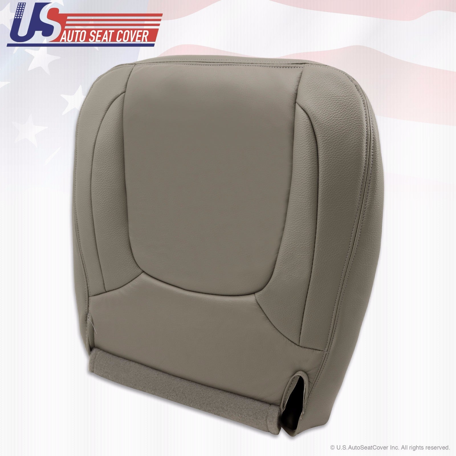 Fits Dodge 2004 2005 Ram 2500 Laramie Passenger Bottom Leather Seat Cover Taupe