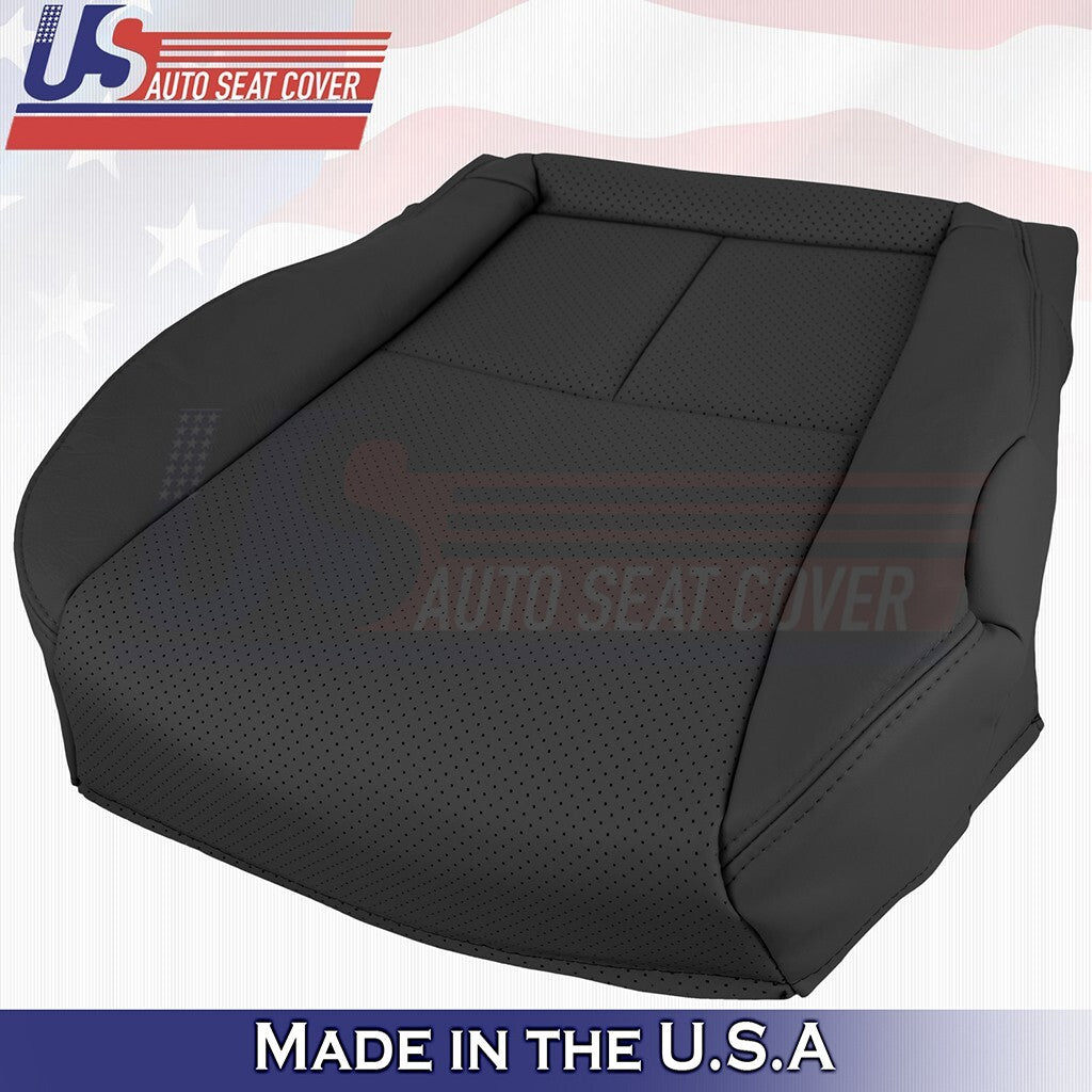 2003 2004 2005 Fits Infiniti G35 Coupe Front Set 2x Bottoms Leather Cover Black