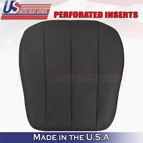 1990-1995 For Mercedes Benz SL320 Driver-Passenger Front Set Leather Cover Black