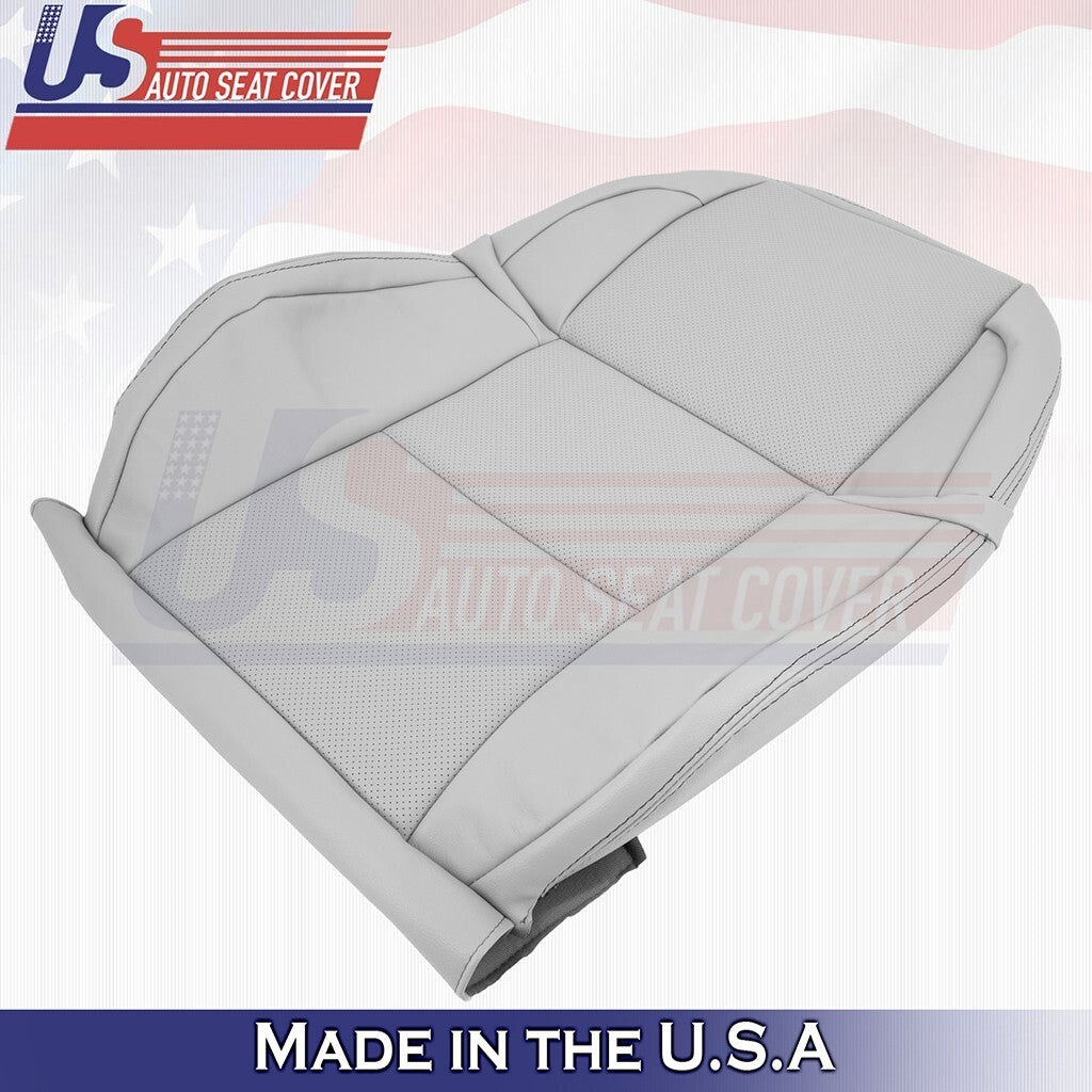 2013 to 2020 Fits Lexus GS350 F-Sport Passenger Top Leather Seat Cover Lt Gray