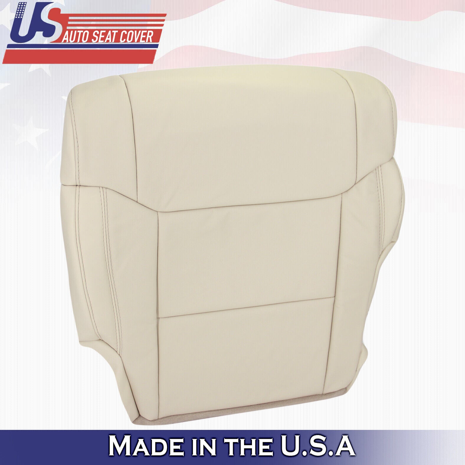 Fits 2014 - 2018 Toyota Tundra Front Driver Side Bottom Leather Seat Cover Tan