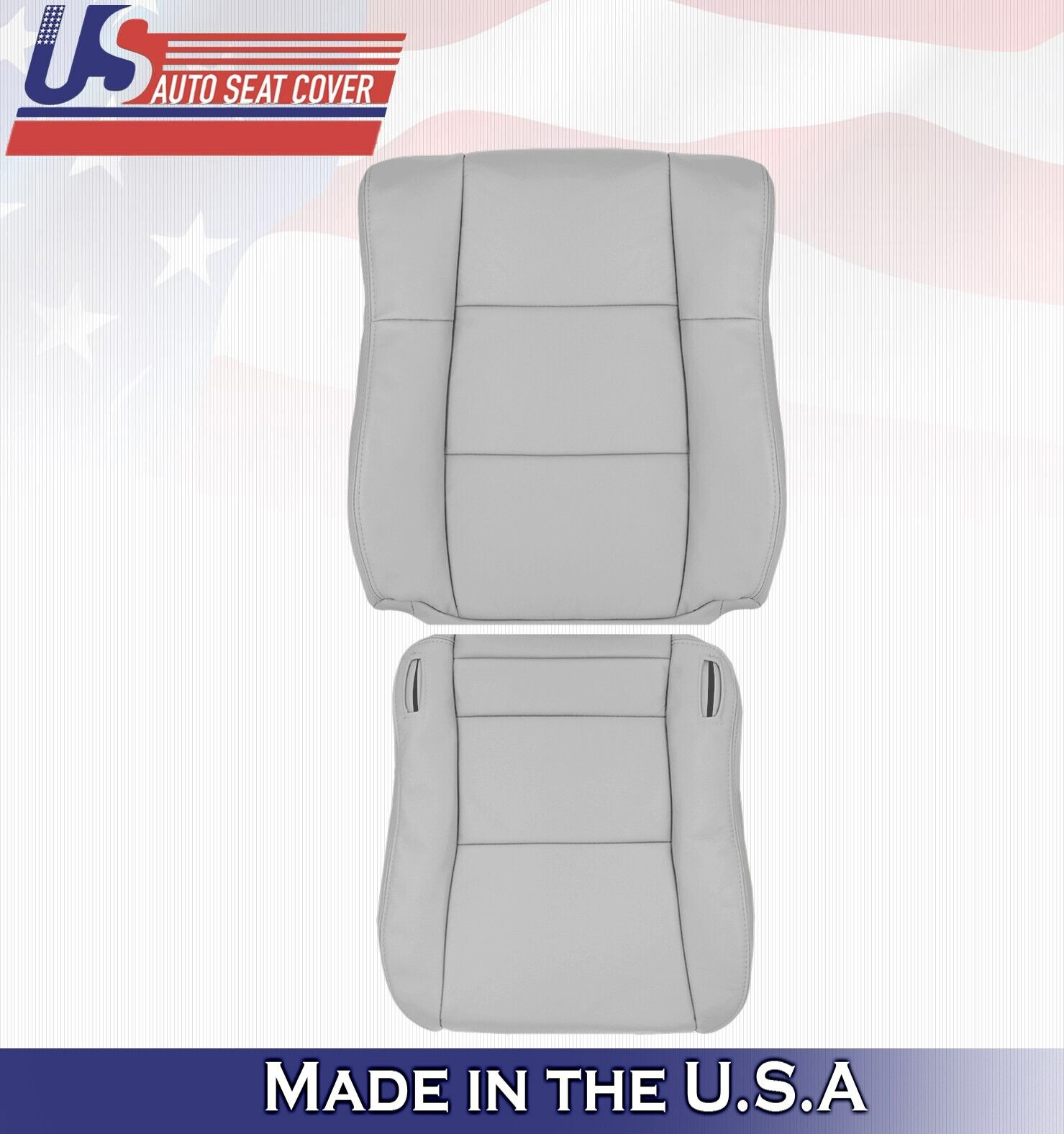 2000 2001 For Lexus ES300 Driver Top & Bottom Leather Seat Covers Sage