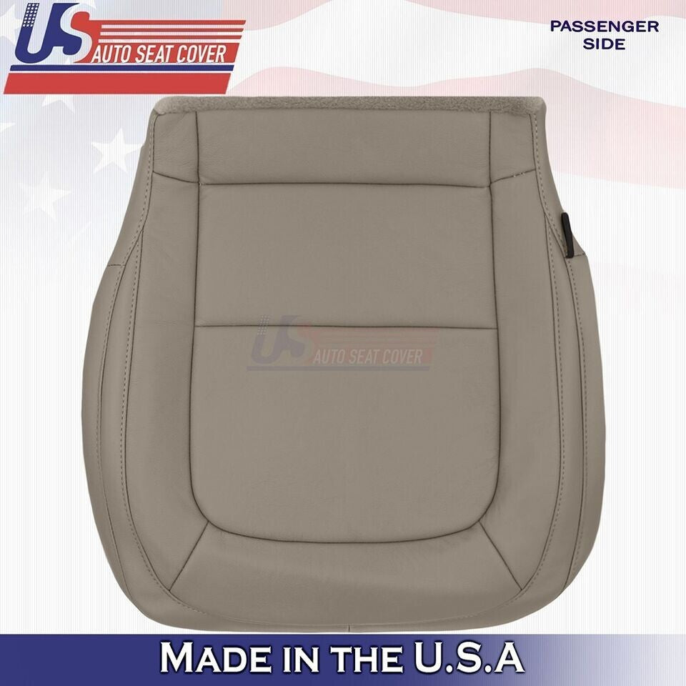 2015 to 2022 Fits GMC Canyon SLT Passenger Top &Bottom Leather Seat Cover Tan