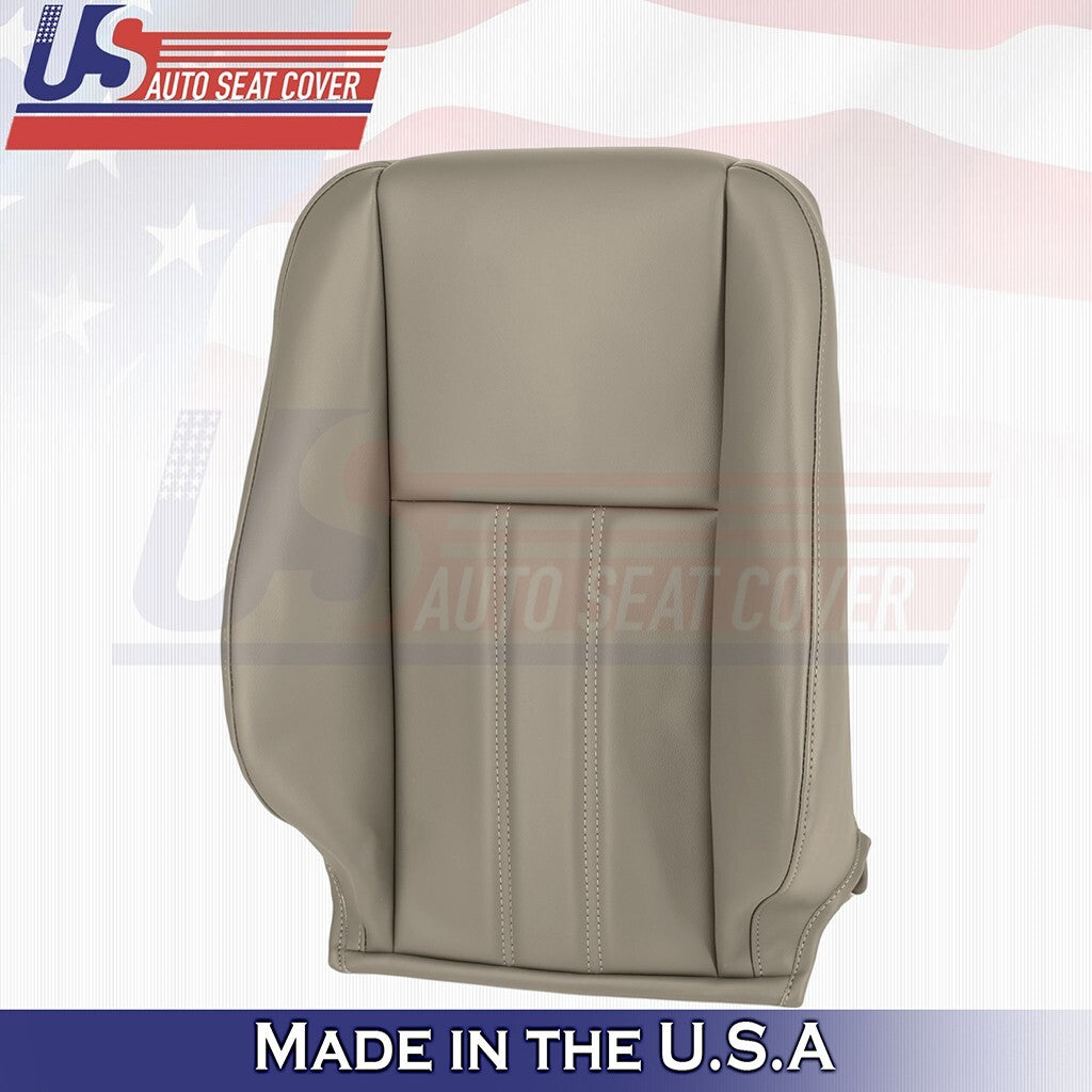 2008 to 2016 Fits Chrysler Town & Country PASSENGER Top Bottom Leather Cover Tan
