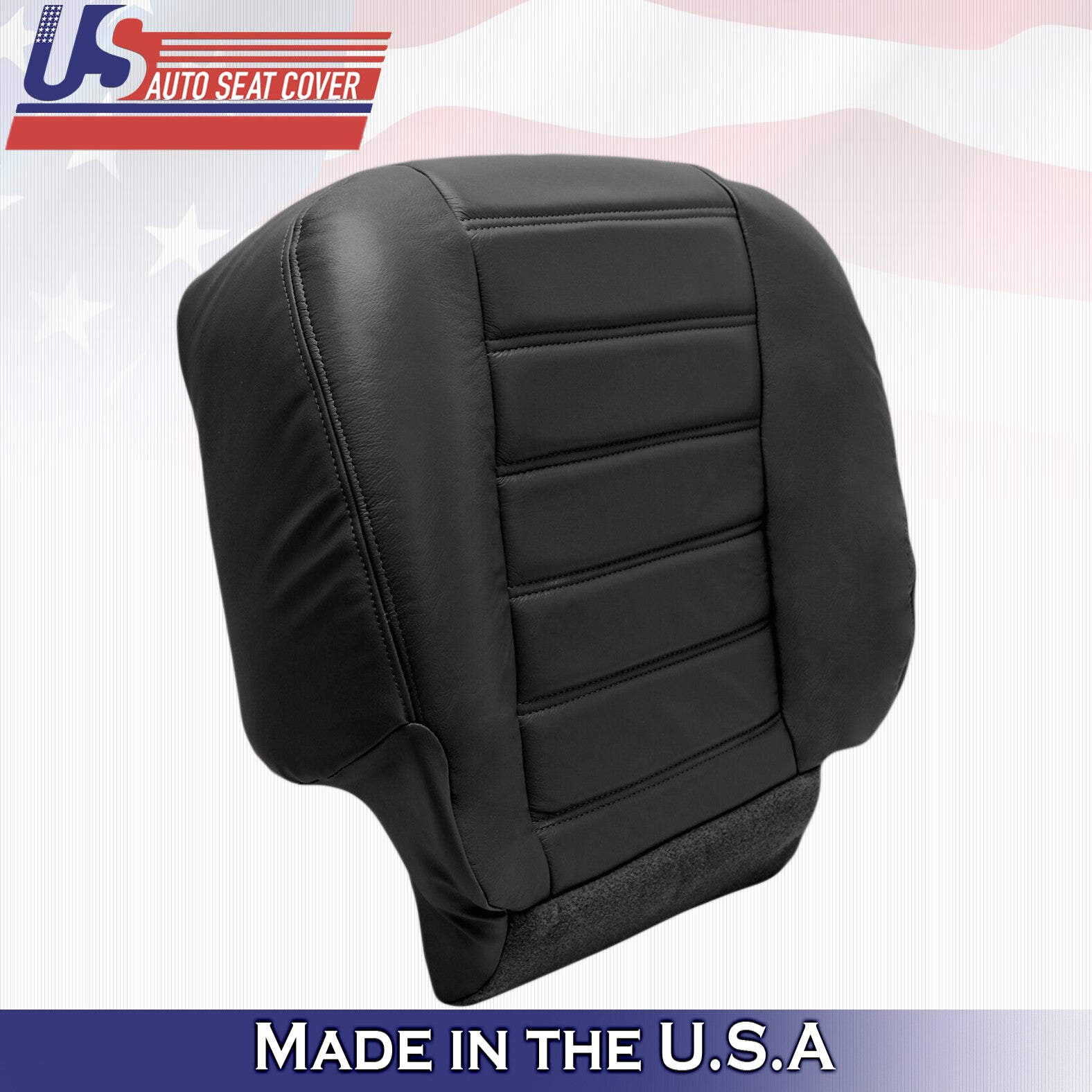 2003 2004 2005 For Hummer H2 Passenger Top Bottom & Armrest Leather Seat Covers