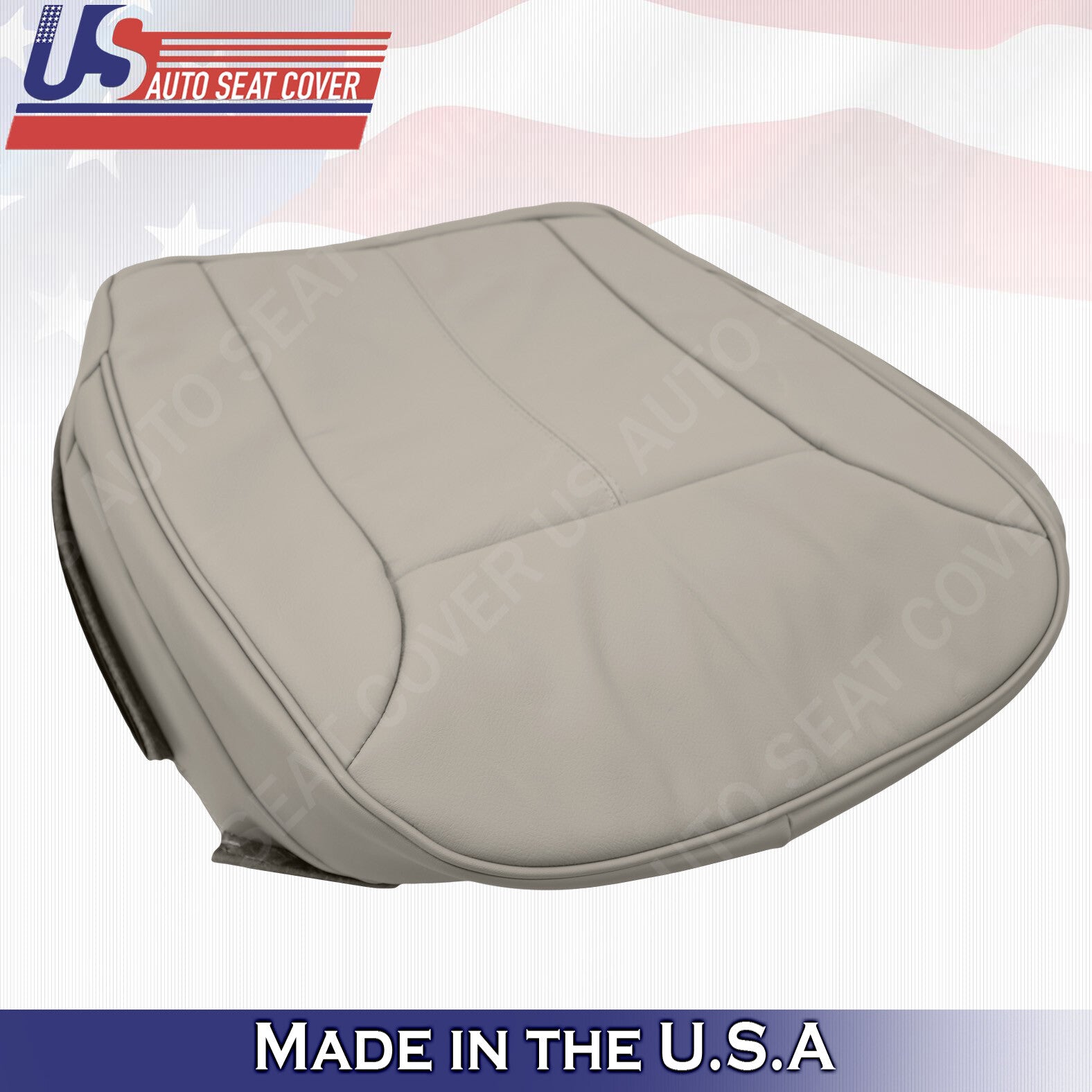 DRIVER Bottom GRAY Leather Seat Cover 2007 2008 2009 Mercedes Benz GL320 GL350