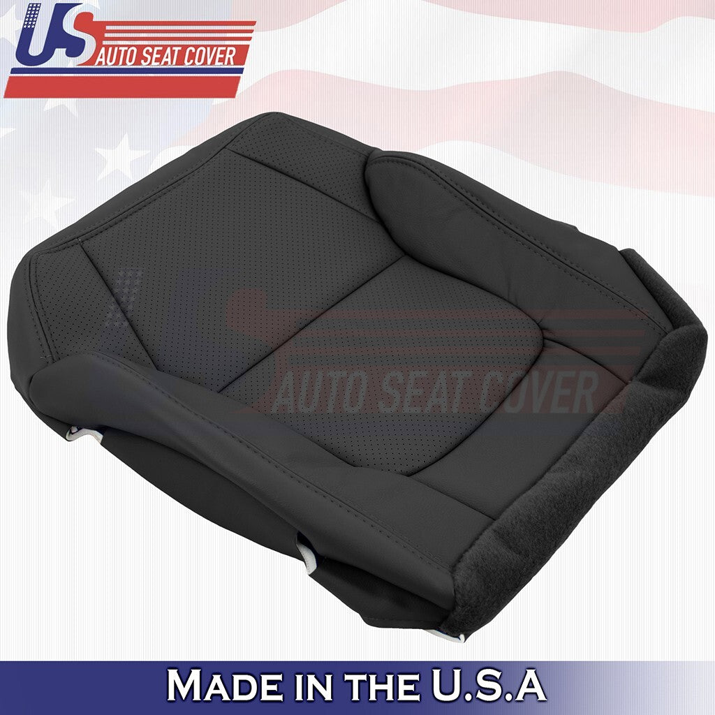 2001 to 2003 For Acura CL Type-S Driver Bottom Leather w/ Perforated Cover Black