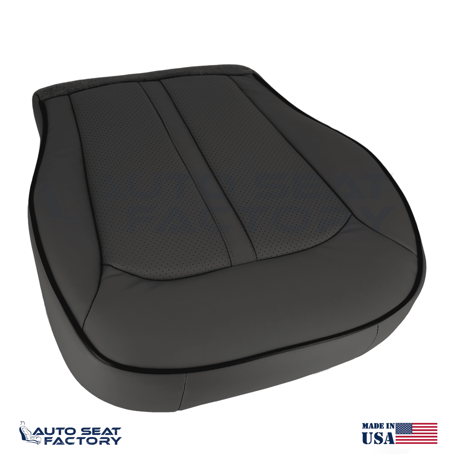 Replacement 2011 -2015 Lincoln MKX Perforated Black Vinyl Seat Covers 4PCS