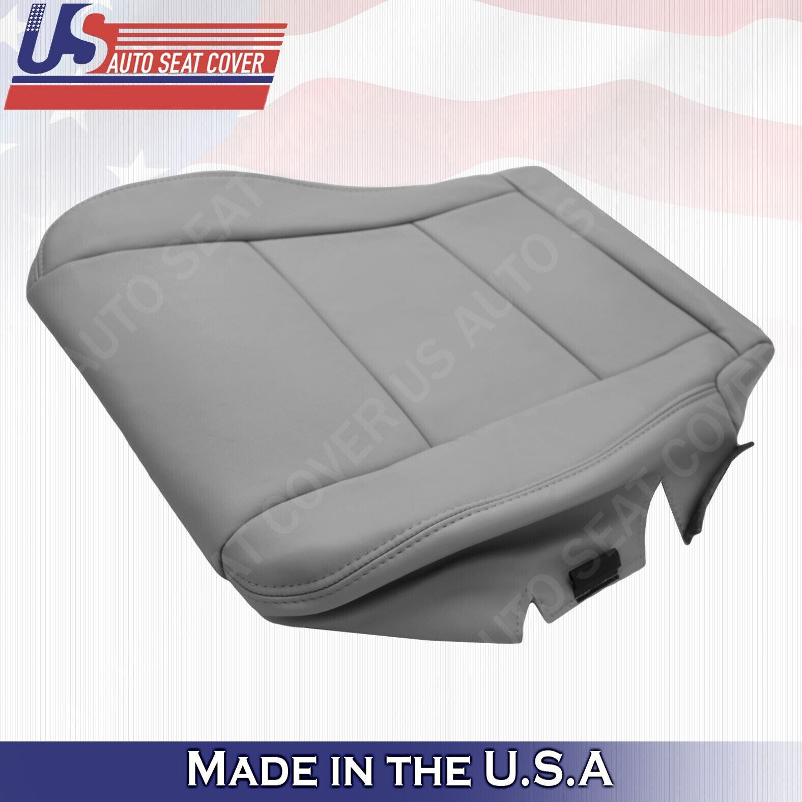 1998 -2007 FOR Toyota Land Cruiser Passenger Bottom &Top Leather Cover Gray