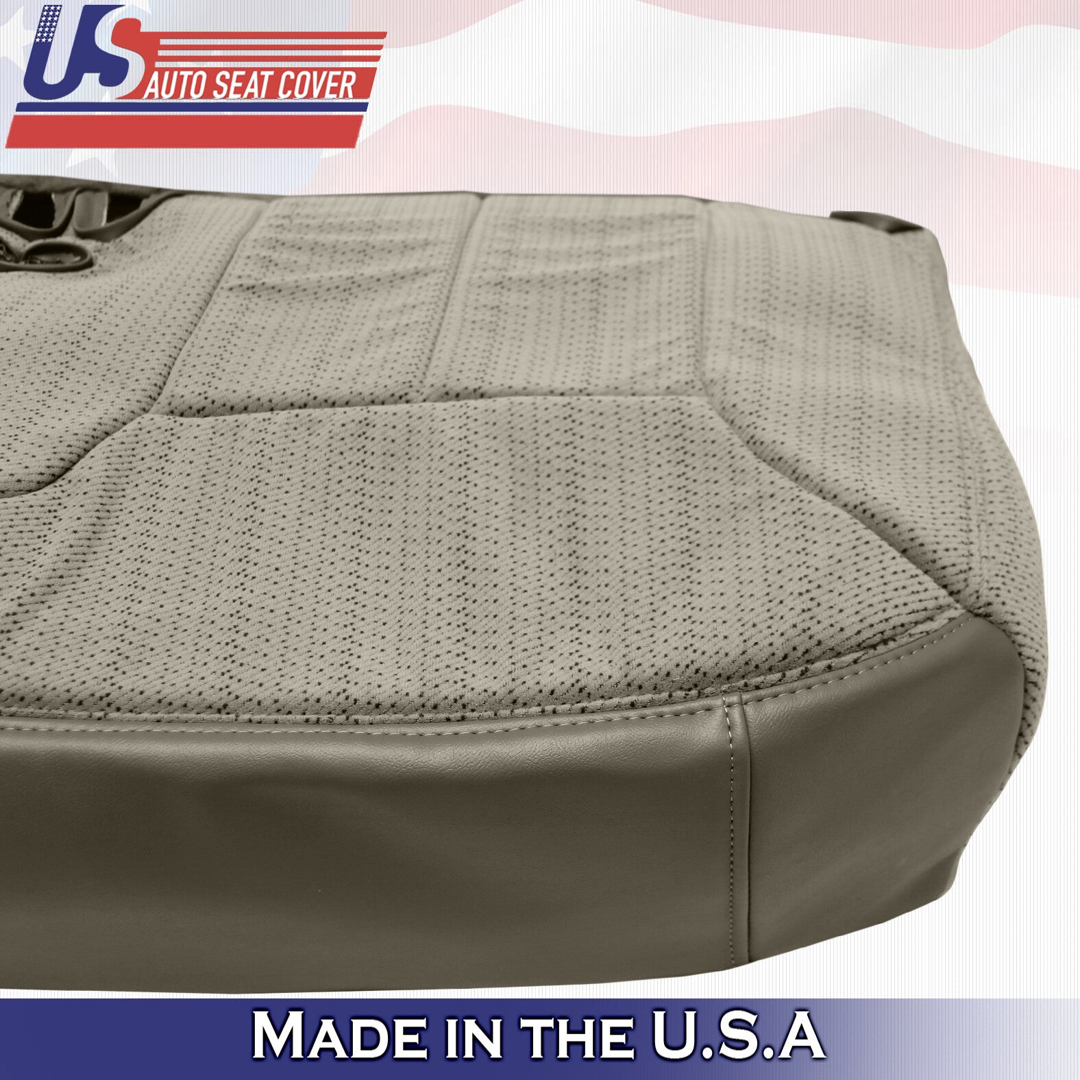 1995 to 1999 For Chevy Tahoe & Suburban Split Bench Bottom Cloth Seat Cover Tan