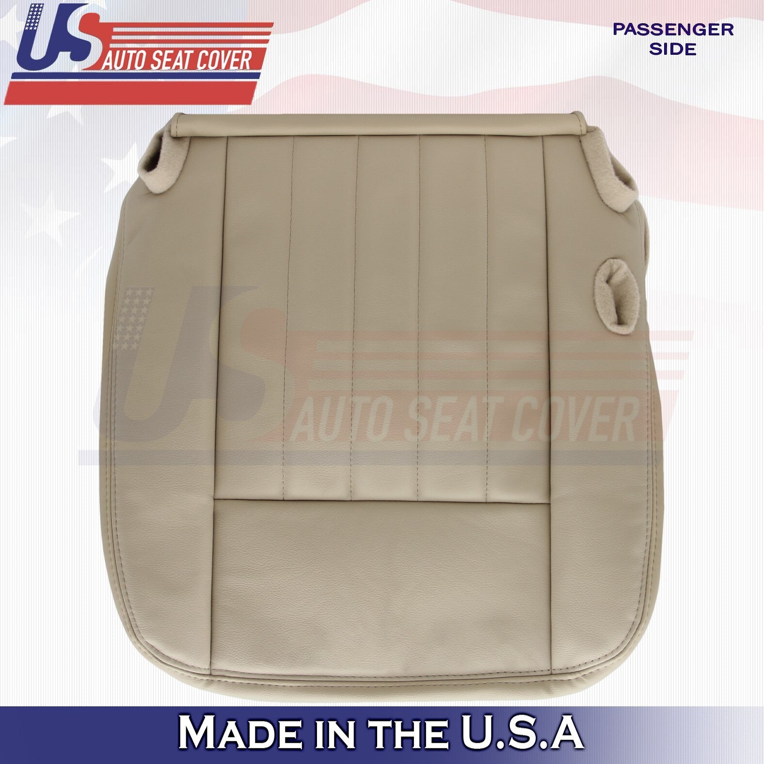 2003 2004 2005 Fits Lincoln Town Car Passenger Bottom Leather Cover Med Tan
