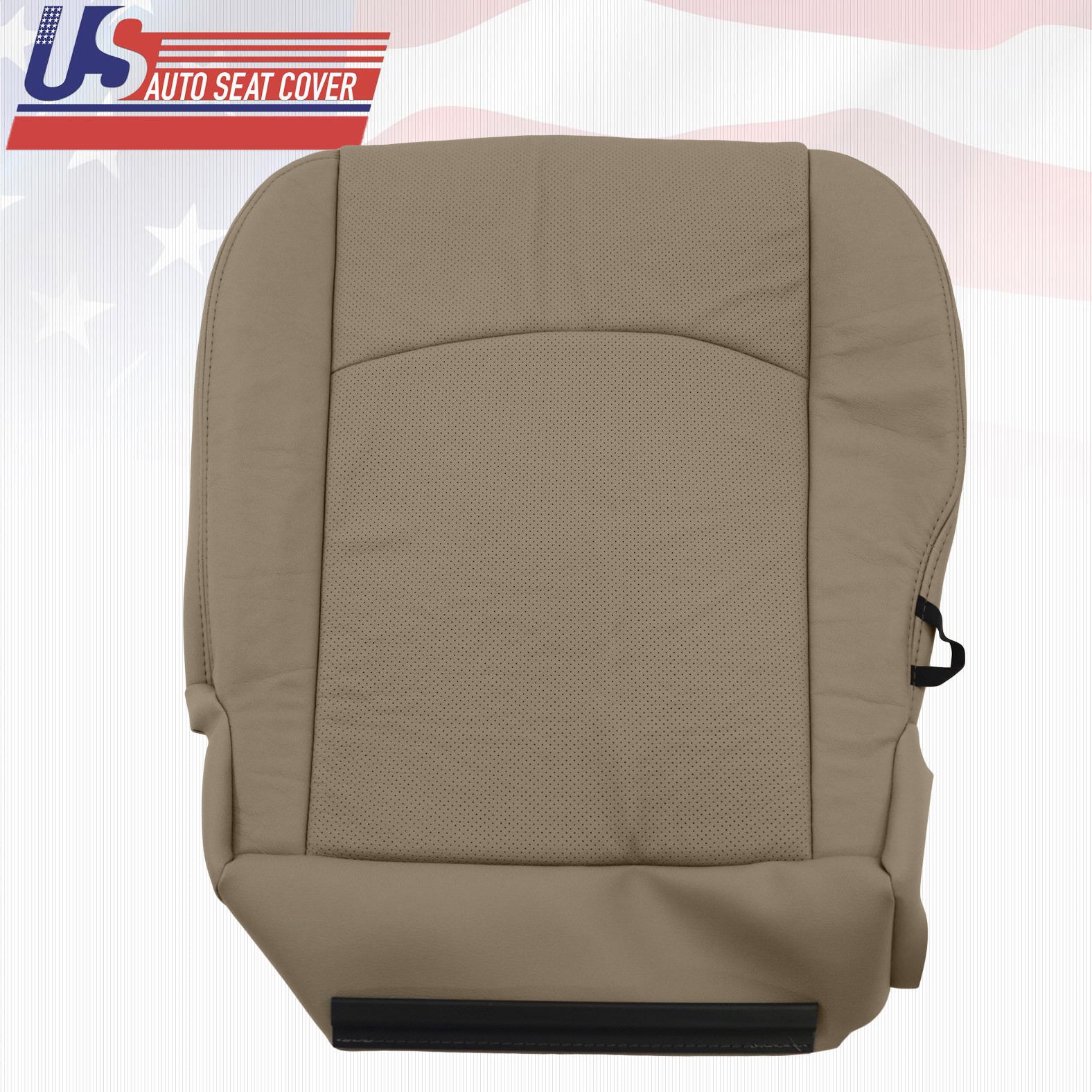 2009-2012 Fits DODGE RAM 2500 LARAMIE DRIVER BOTTOM LEATHER SEAT COVER "TAN"