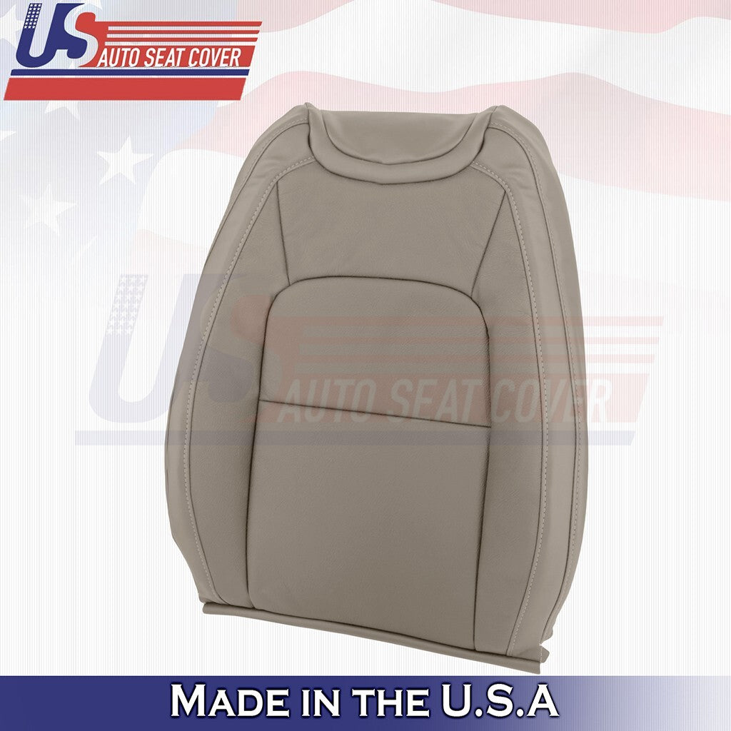 2015 to 2022 Fits GMC Canyon SLT Passenger Top &Bottom Leather Seat Cover Tan