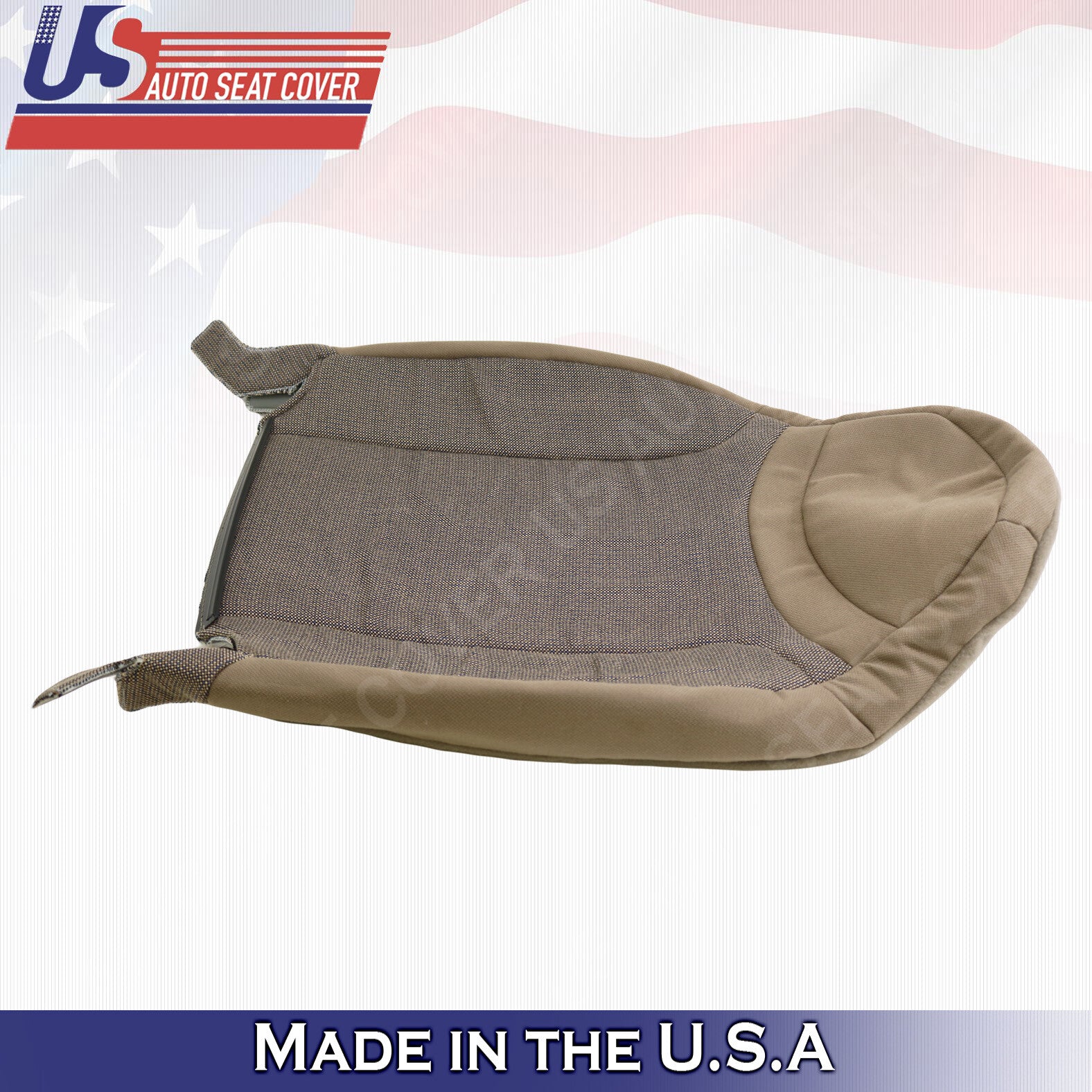For 2000- 2002 Ford Ranger XL XLT Sport-Top Cloth Tan Seat Cover fits 1993-1999