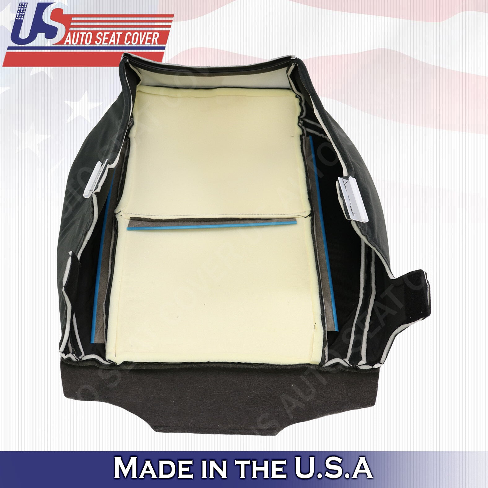 2007 2008 Fits GMC Yukon Passenger Bottom Cloth Replacement Seat Cover Black