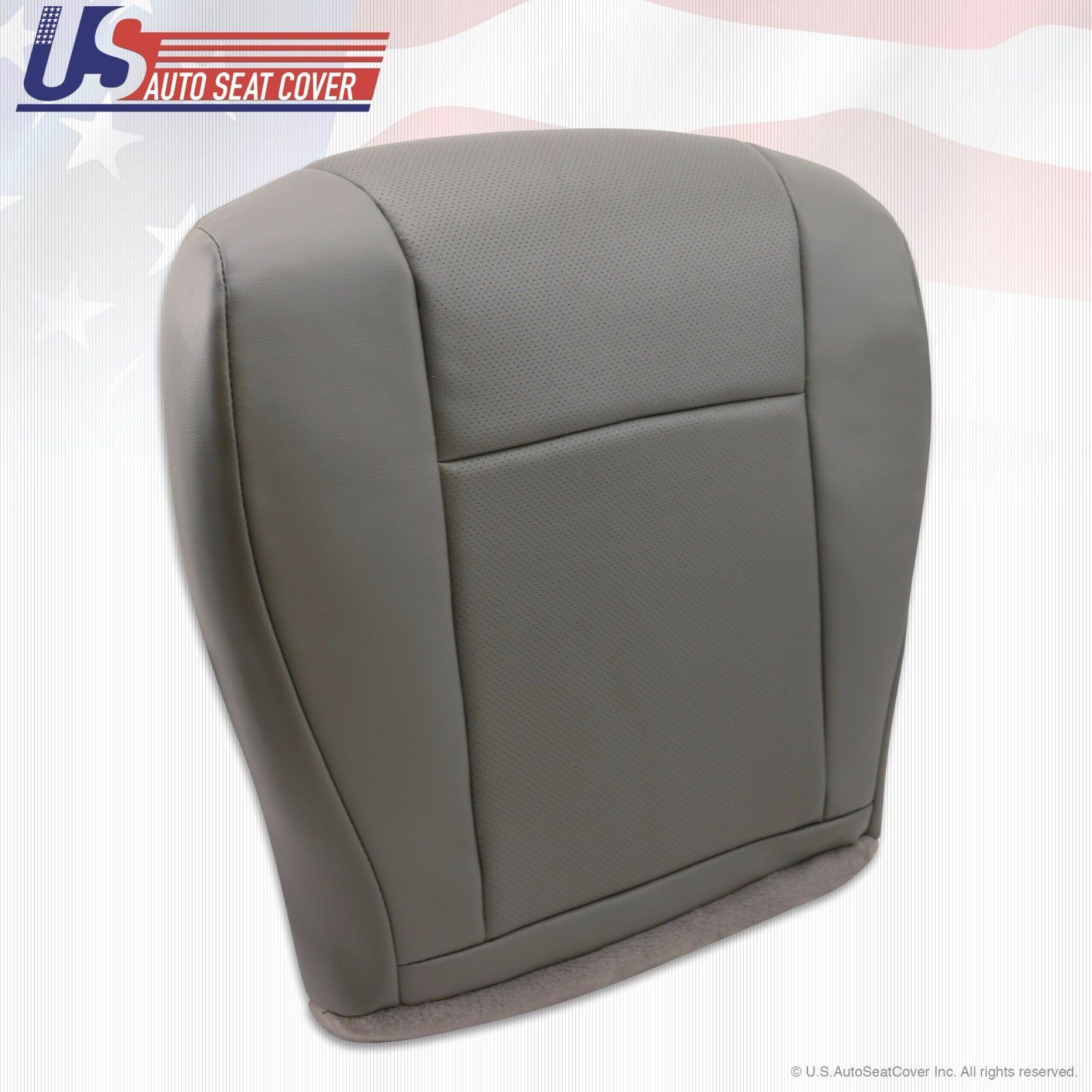2011 2012 Ford E150 E250 Van Driver-Passenger Bottom Perforated Vinyl Cover Gray