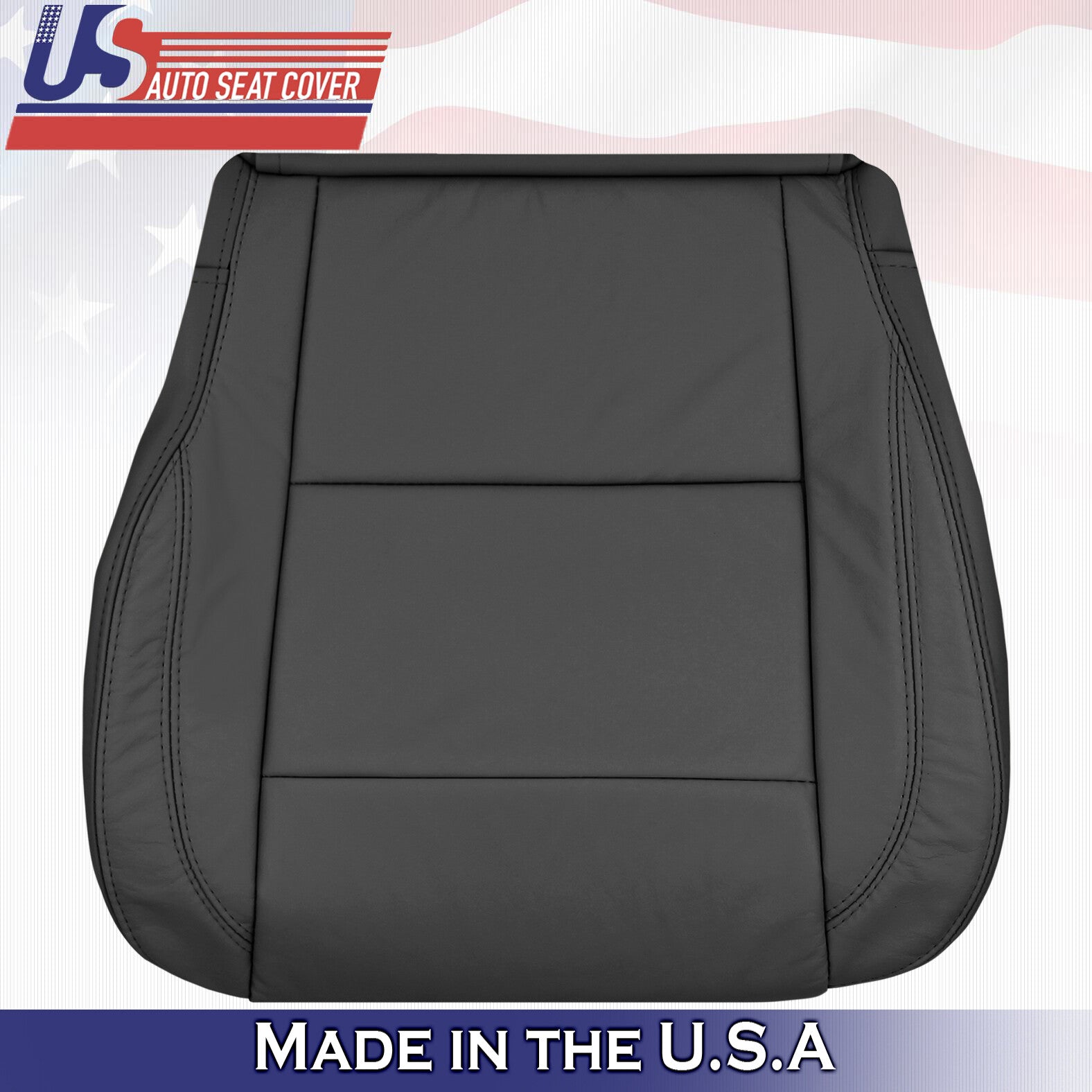 2004 - 2010 For Infinity QX56 Driver Side Bottom Leather Seat Cover in Black
