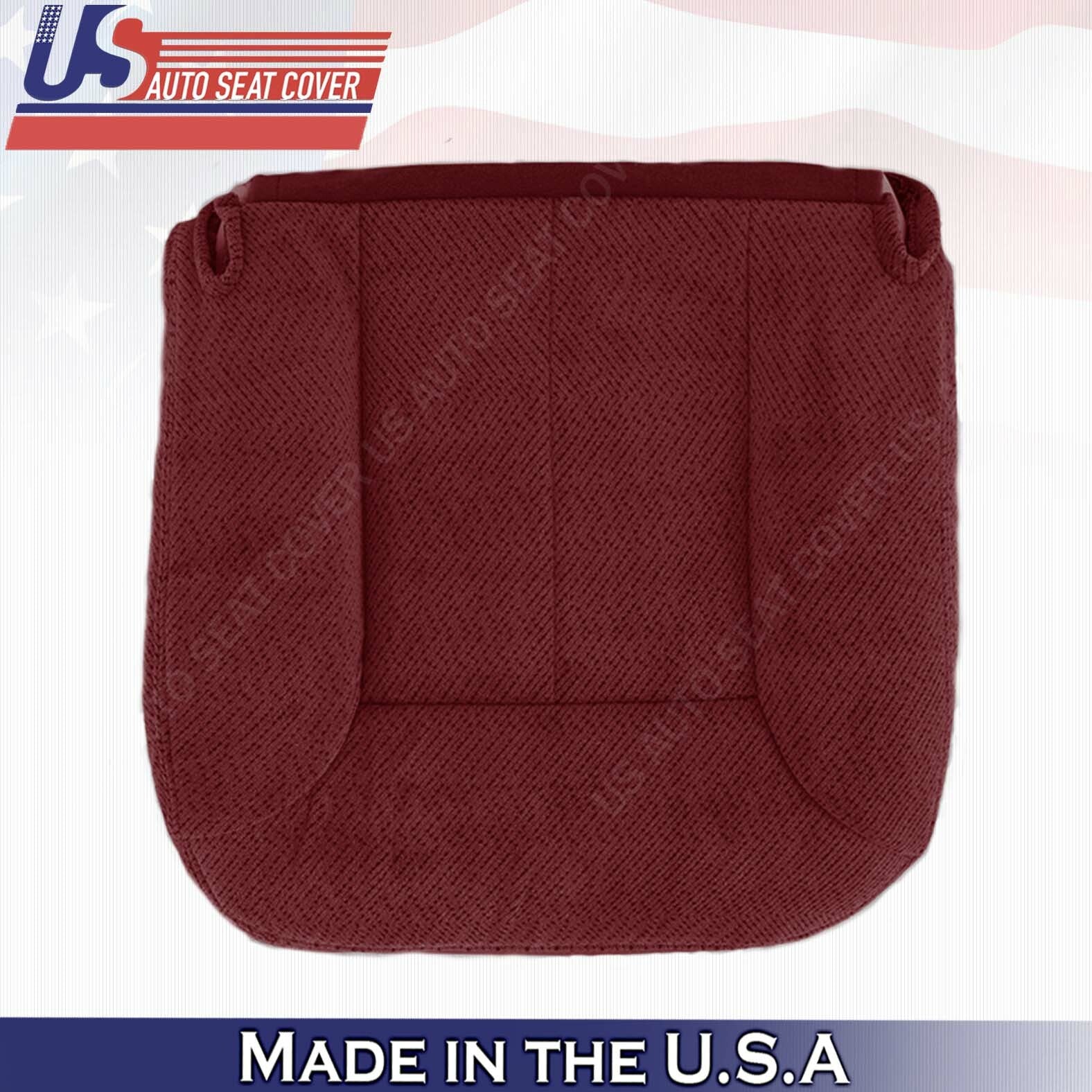 1995 TO 1999 Chevy/GMC Driver Passenger Bottom Cloth Seat Cover Ruby Red