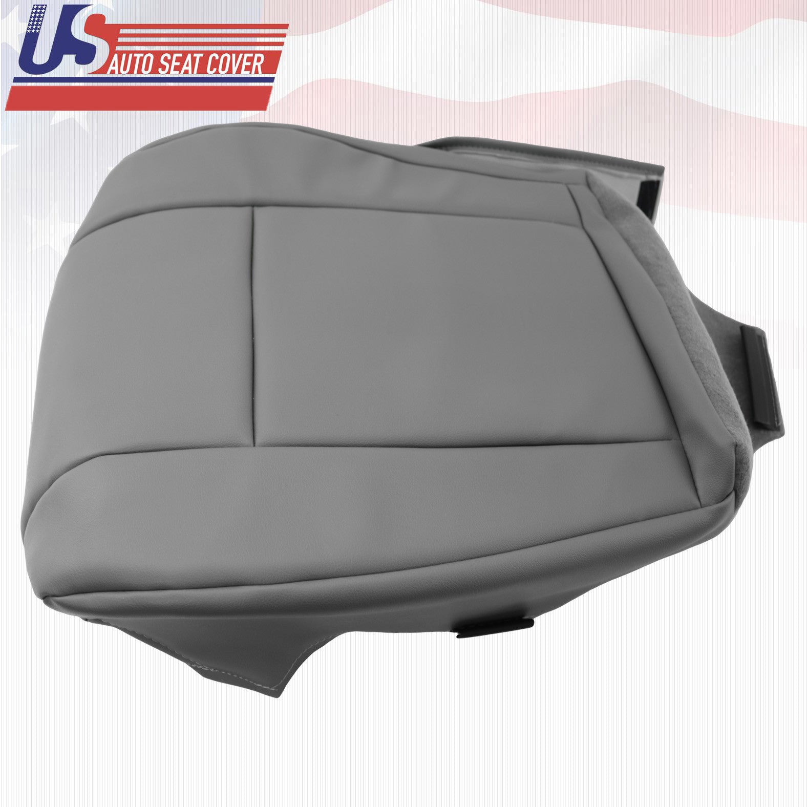 2009 To 2014 Ford E150 E250 Driver Side Bottom Vinyl Seat Cover Gray