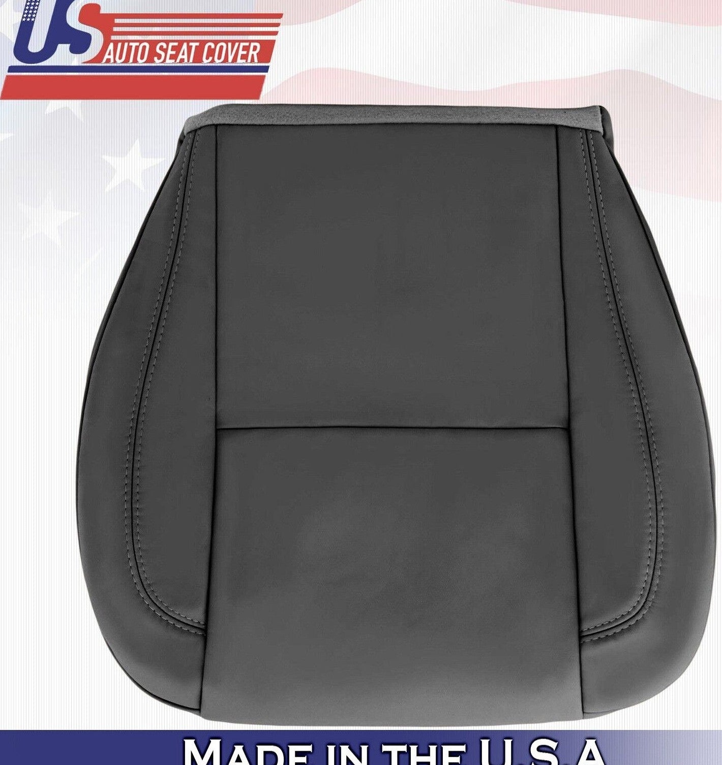 2000 2001 For Lexus GS430 Driver Side Bottom Synthetic Leather Seat Cover Black