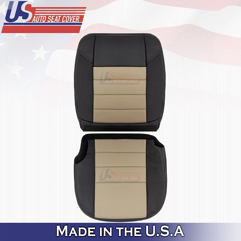 Rear Driver Top & Bottom Cover Black/Tan Fits 2005 Ford Excursion Eddie Bauer