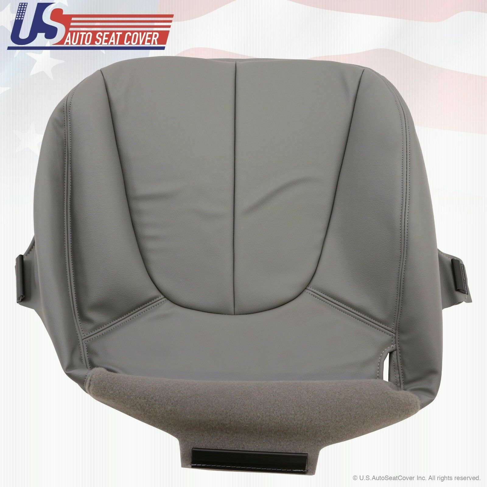 1997 1998 1999 01 2002 Ford Expedition XLT Driver Bottom Leather Seat Cover Gray