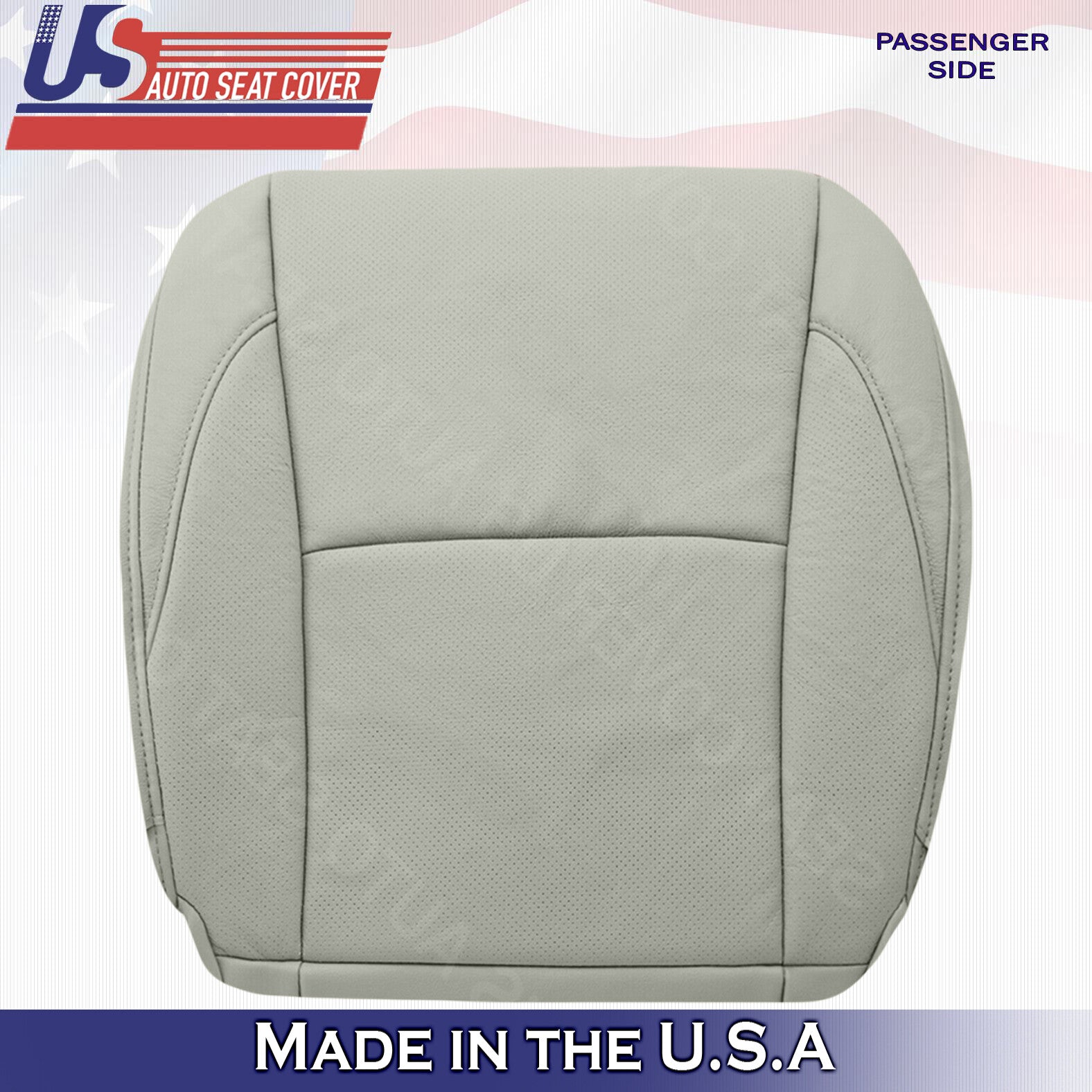 2010 2011 2012 For Lexus ES350 Passenger Side Bottom Leather Seat Cover Gray