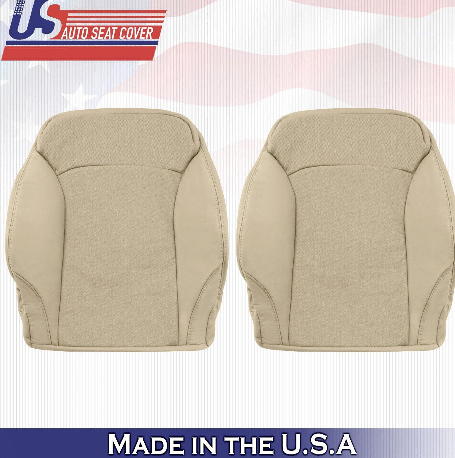2010 For Lexus IS250 IS350 Driver Passenger Top Perforated Leather Covers in Tan