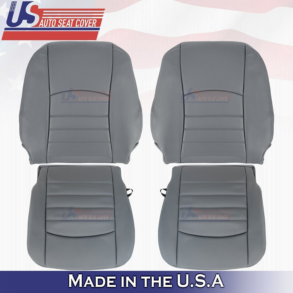 2013 to 2018 For Dodge Ram ST Driver & Passenger Bottoms & Tops Vinyl Cover Gray