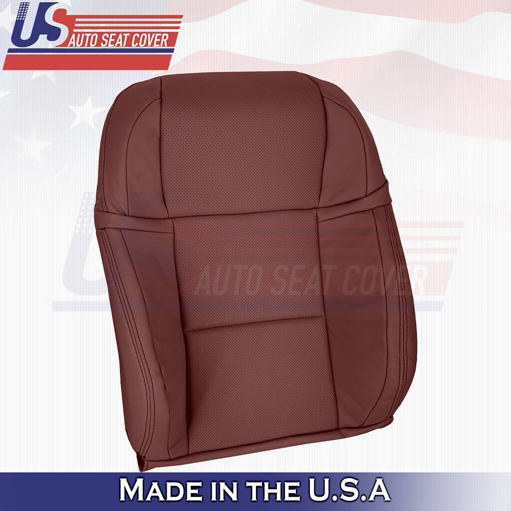 2013 to 2020 Fits Lexus GS350 F-Sport Driver Top Leather Seat Cover Red