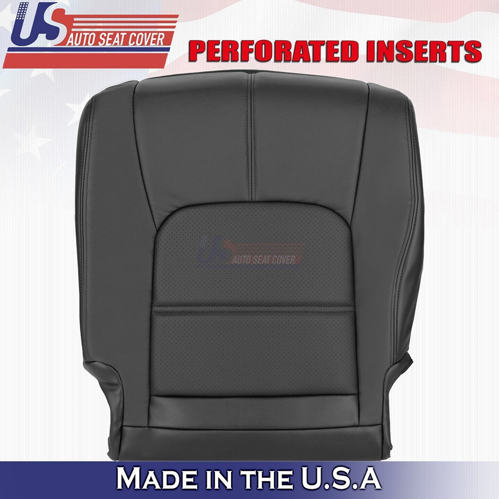 2011 to 2014 Fits Nissan Murano Driver Bottom Leather Seat Cover Black