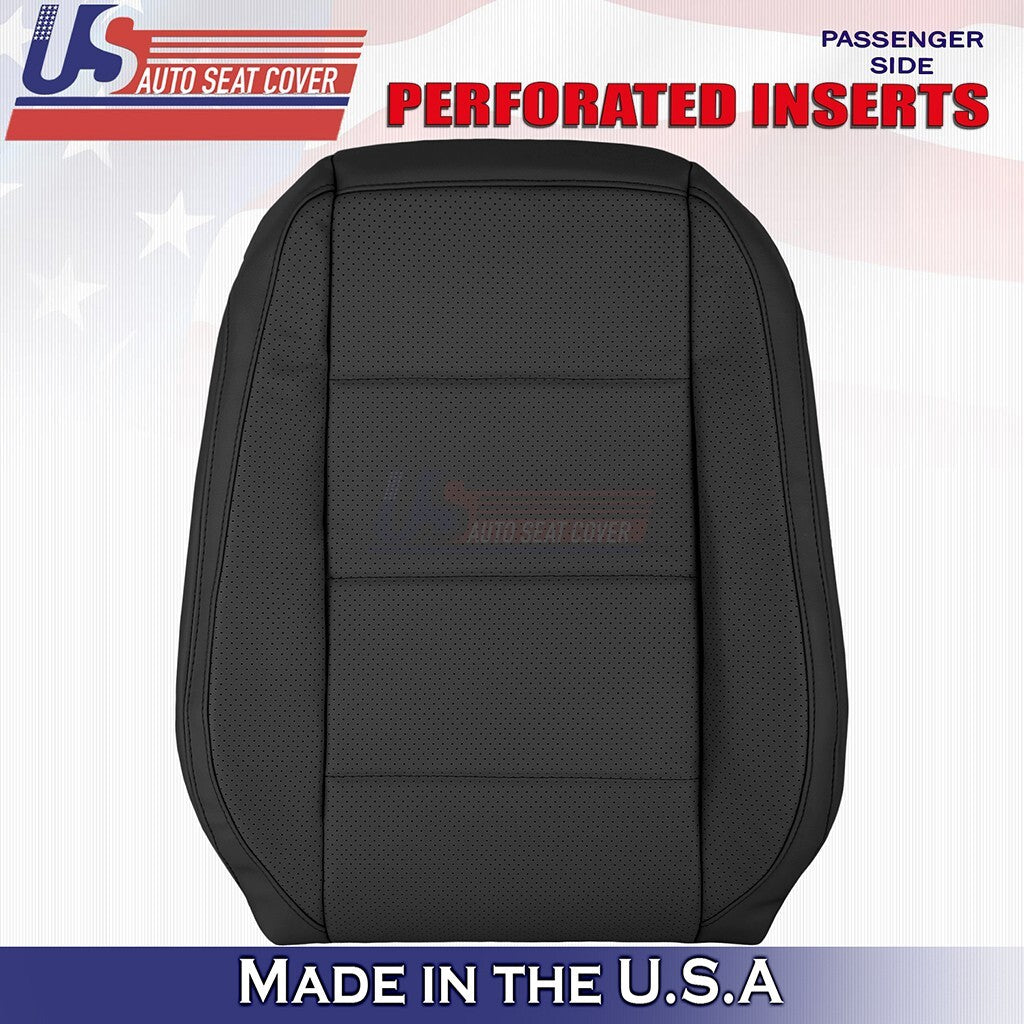 2006 2007 2008 2009 2010 Volkswagen Jetta Passenger Top Leather Seat Cover Black