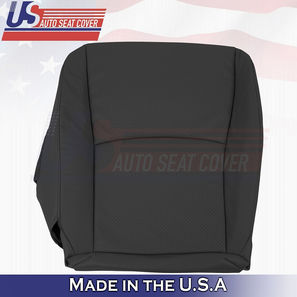2004 to 2007 For Toyota Highlander Driver & Passenger Bottom Leather Cover Black