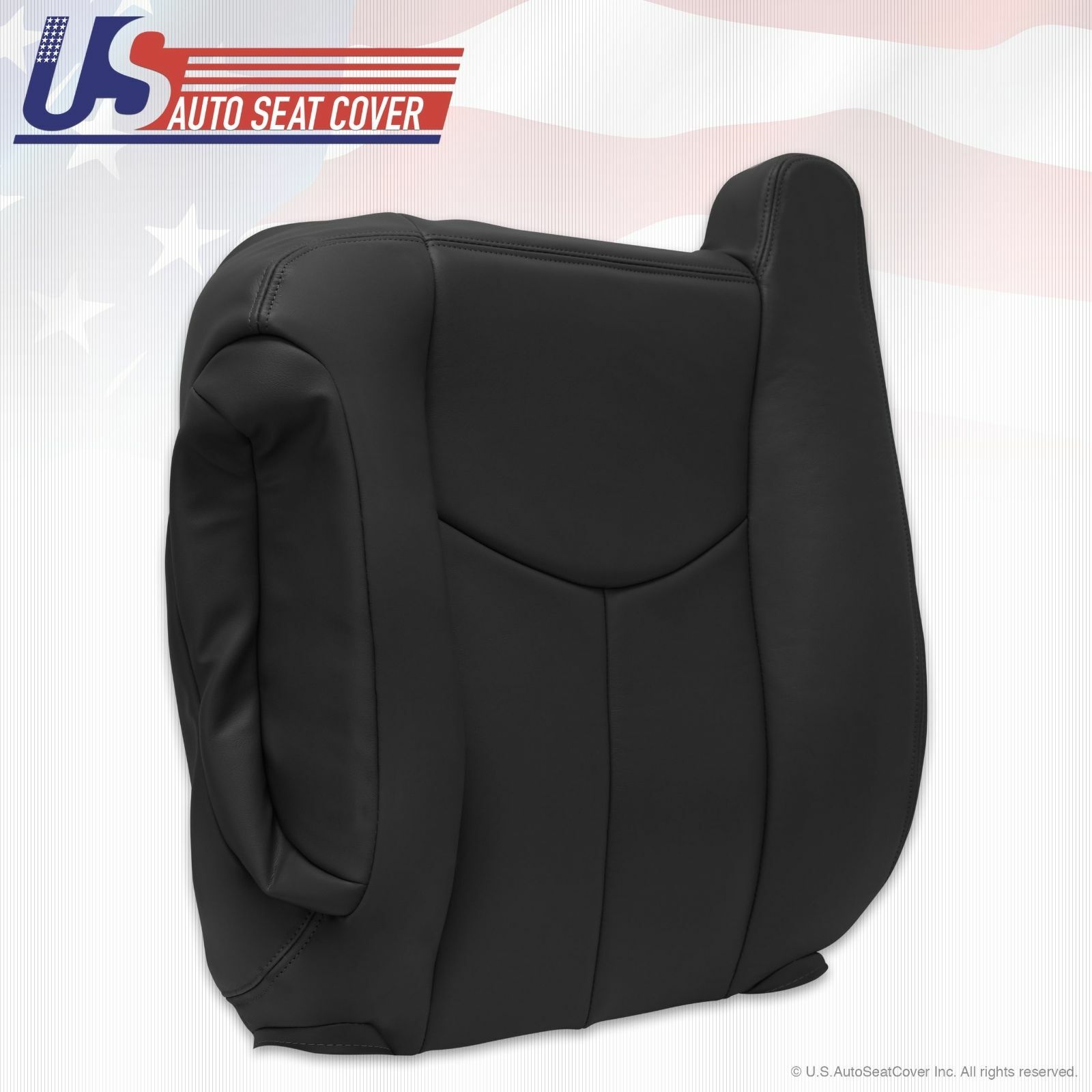 2003 2004 2005 2006 Chevy Avalanche Driver leanback Leather Seat Cover Dark Gray