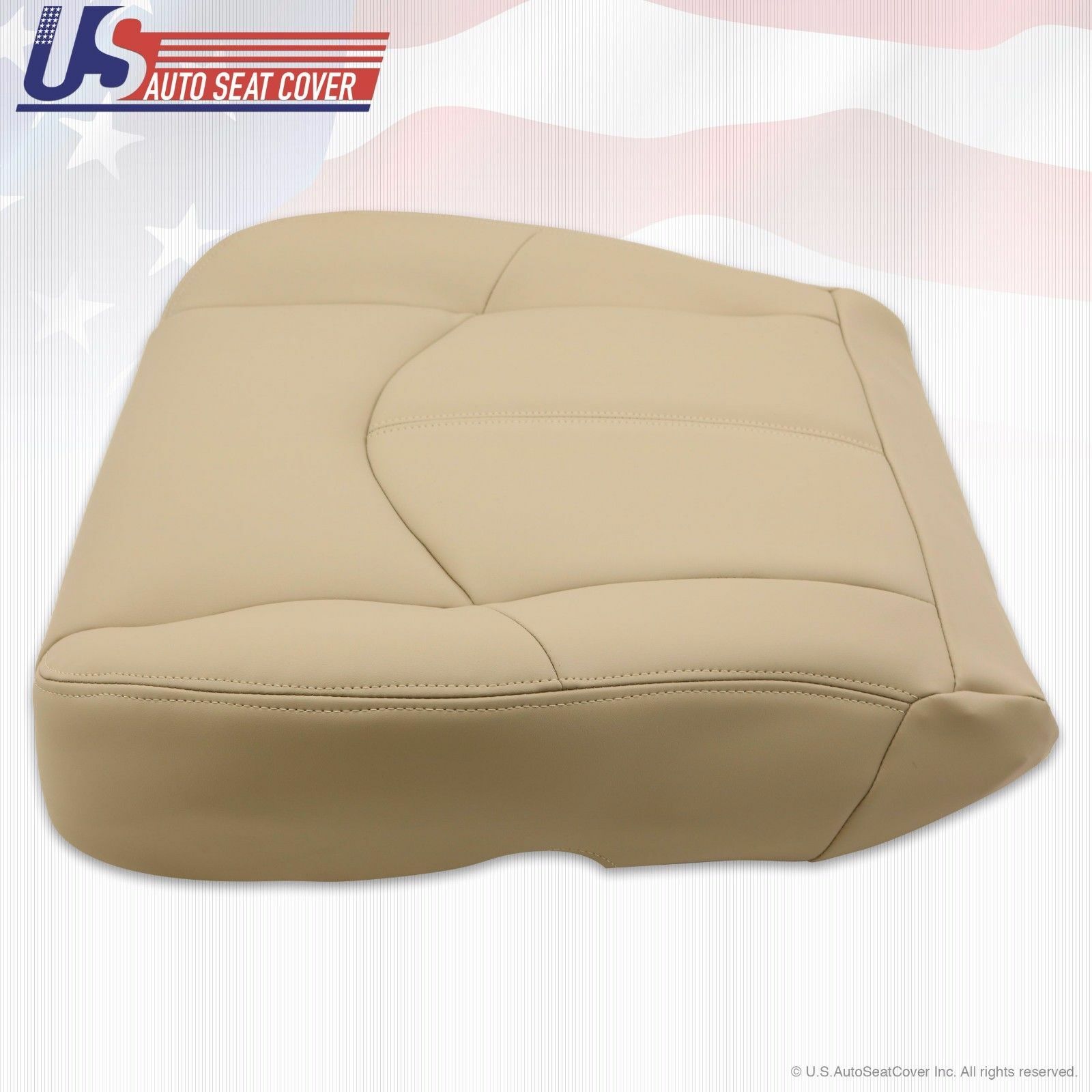 Fits Lexus RX300 1999 to 2003 Driver Bottom Replacement Leather Seat Cover Tan