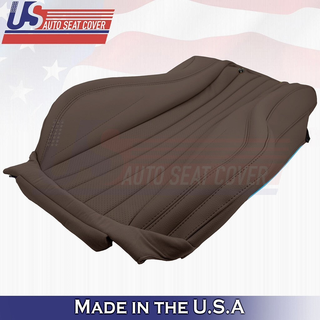 2017 to 2020 For Mercedes Benz E300 Driver Top& Bottom Synth Leather Cover Brown