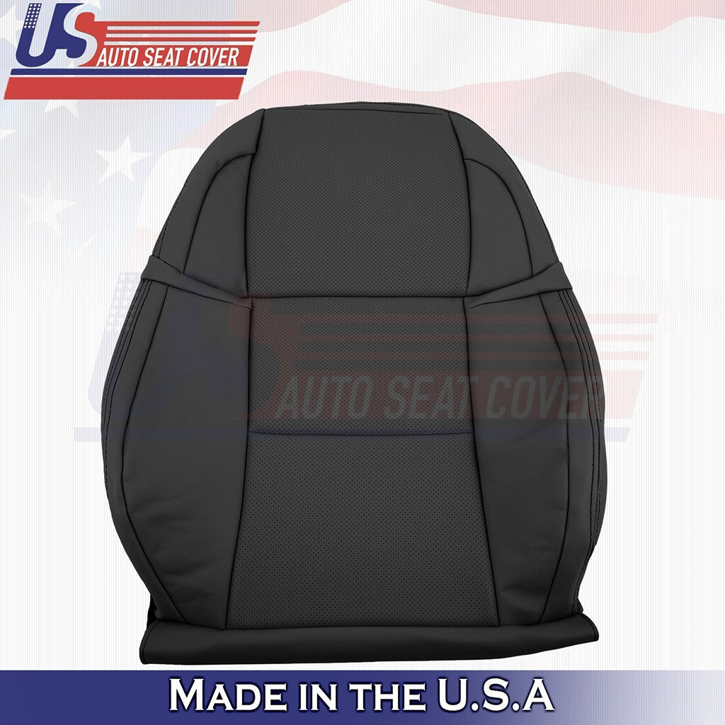 2013 to 2020 Fits Lexus GS350 F-Sport Driver Top Leather Seat Cover Black