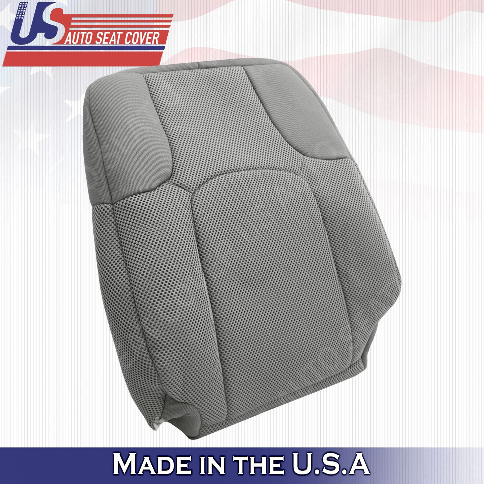 Fits For Nissan Frontier 2005 to 2019 Driver Top Cloth Seat Covers Steel Gray
