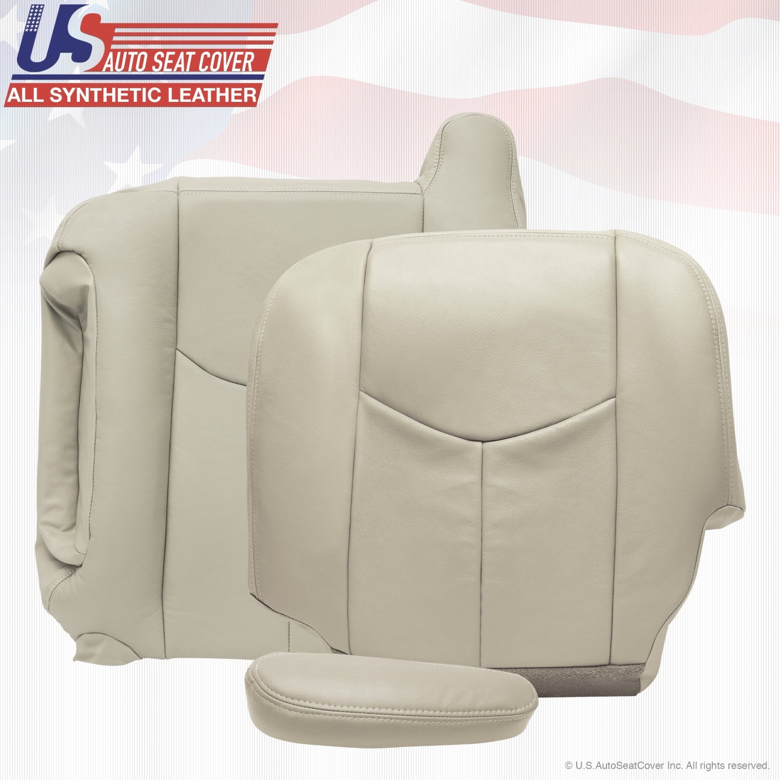 2003 - 06 Chevy Tahoe Suburban Synthetic leather seat OEM replacement 522 Tan