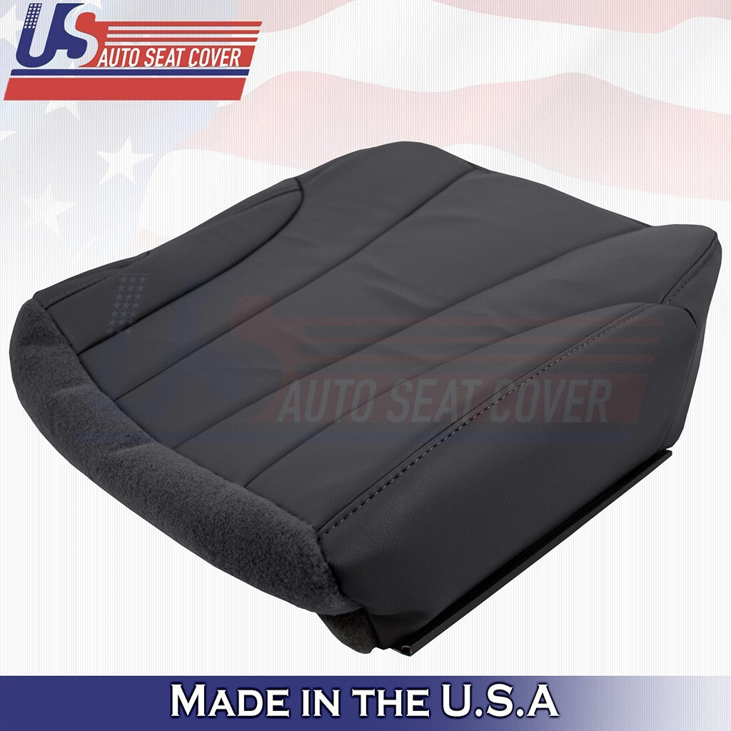 1999 to 2002 For Chevy Silverado WT Rear Passenger Bottom Vinyl Cover Dark Gray