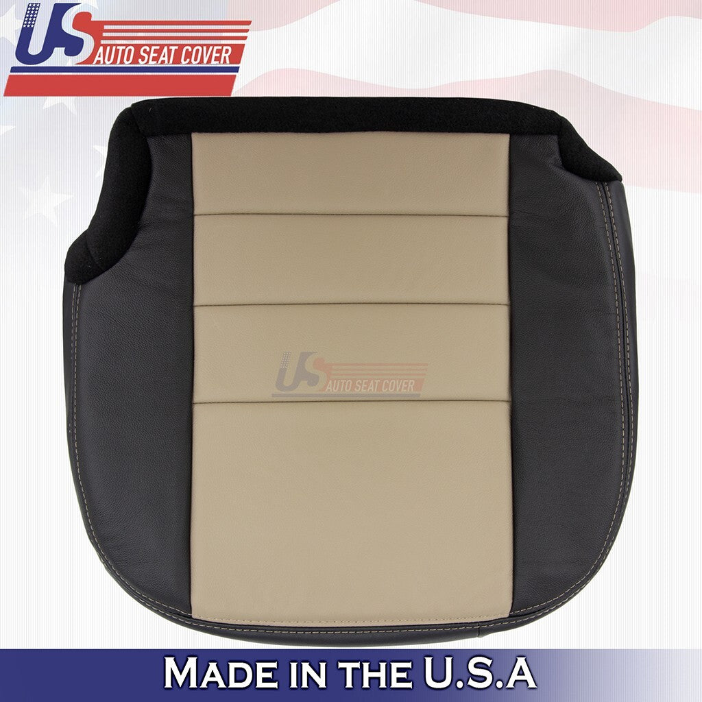 2nd Row Driver Bottom Cover Black/Tan Fits 2005 Ford Excursion Eddie Bauer