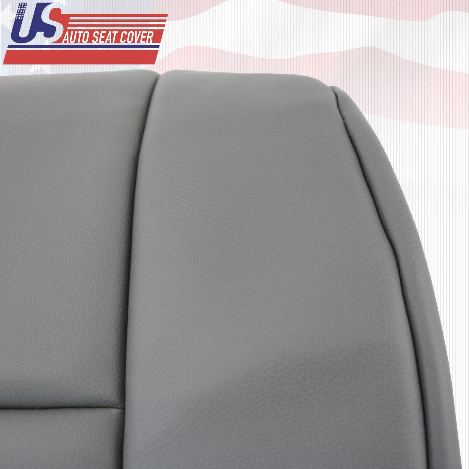 2009 To 2014 Ford E150 E250 Driver Side Bottom Vinyl Seat Cover Gray