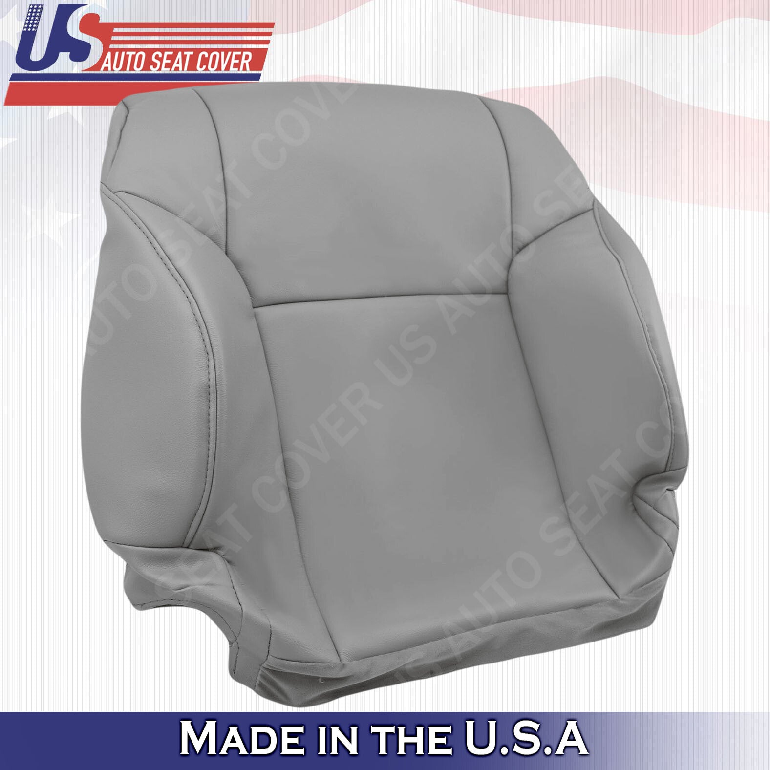 Fits 2003 to 2009 Toyota 4Runner Front Driver Passenger Tops Leather Cover Gray
