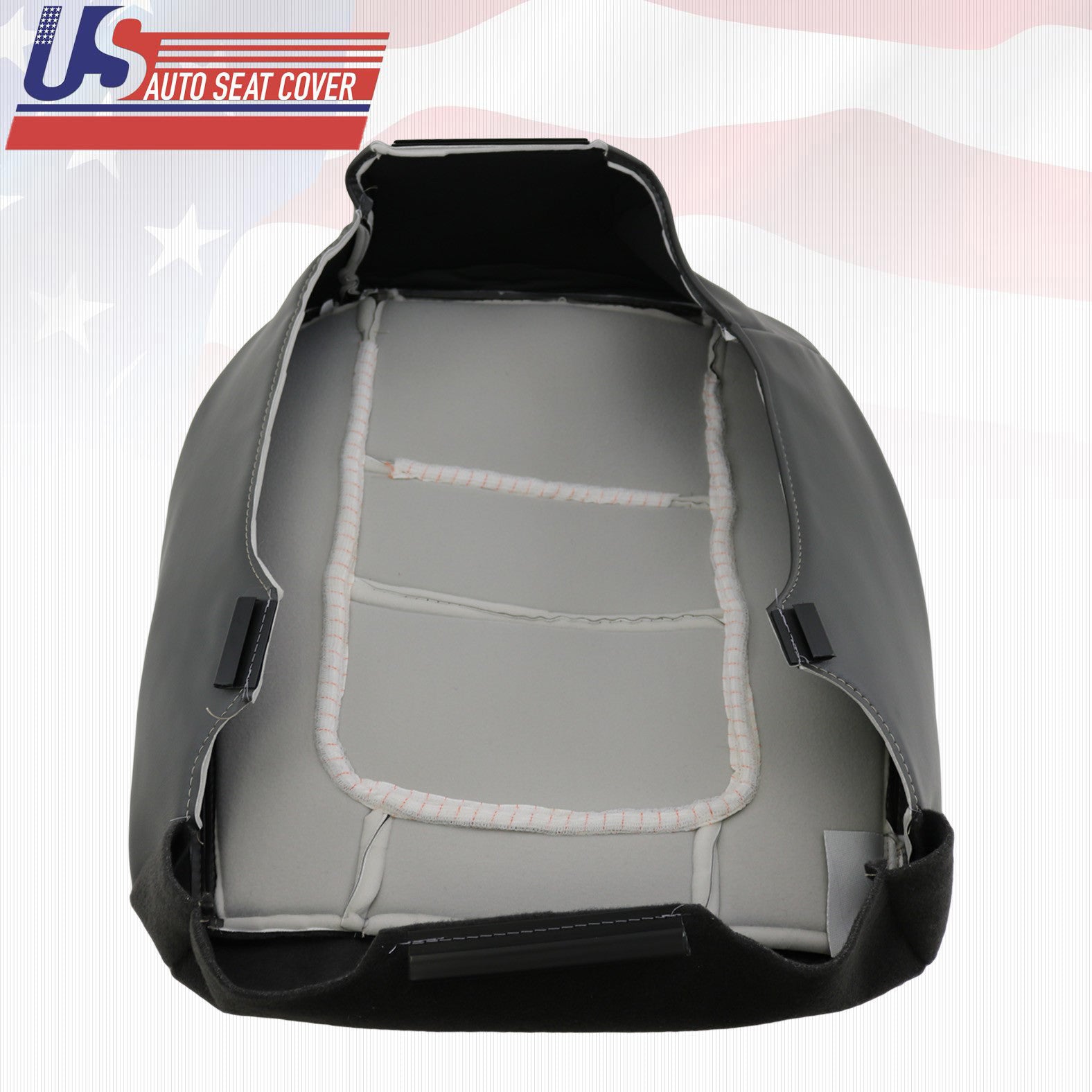 2001 Ford F-250 Platinum Driver Passenger Bottom Seat Covers 2Tone Gray TRM: A2