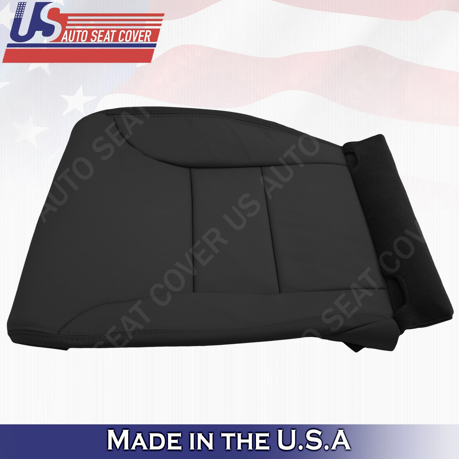 Passenger Bottom Leather Seat Cover Black 2005 to 2010 Fits Honda Odyssey Van