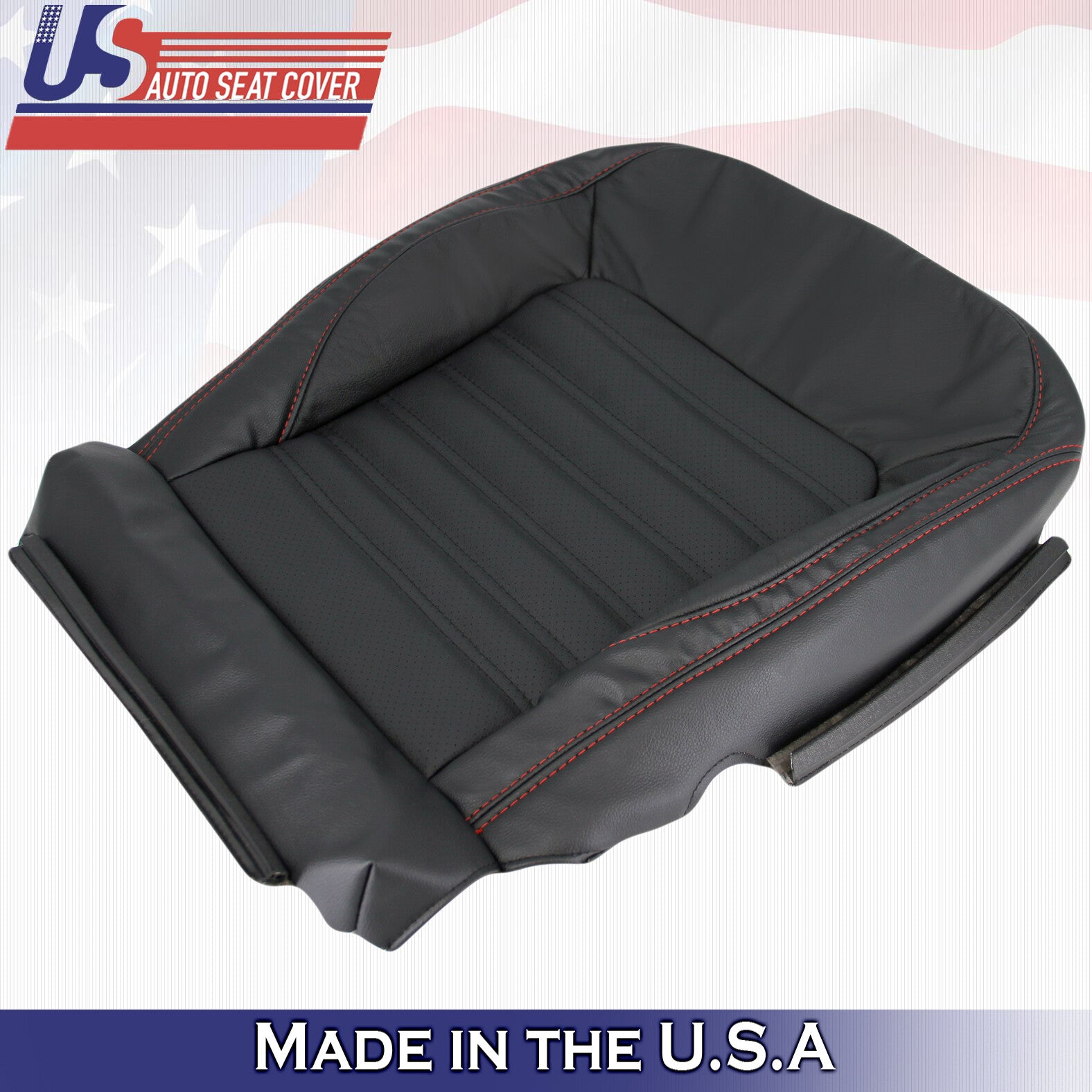 For 2011 - 2018 Volkswagen Jetta GLI Autobahn Driver Bottom Leather Cover Black