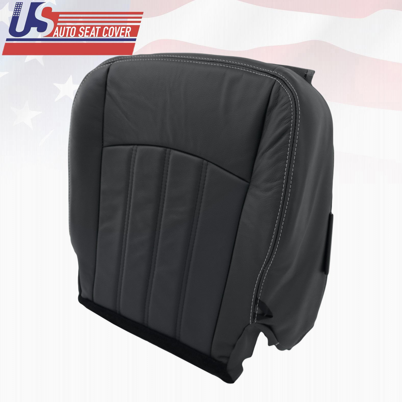 2009-2012 Fits Dodge Ram Laramie 1500 Bucket Seat Dark Slate Leather Cover