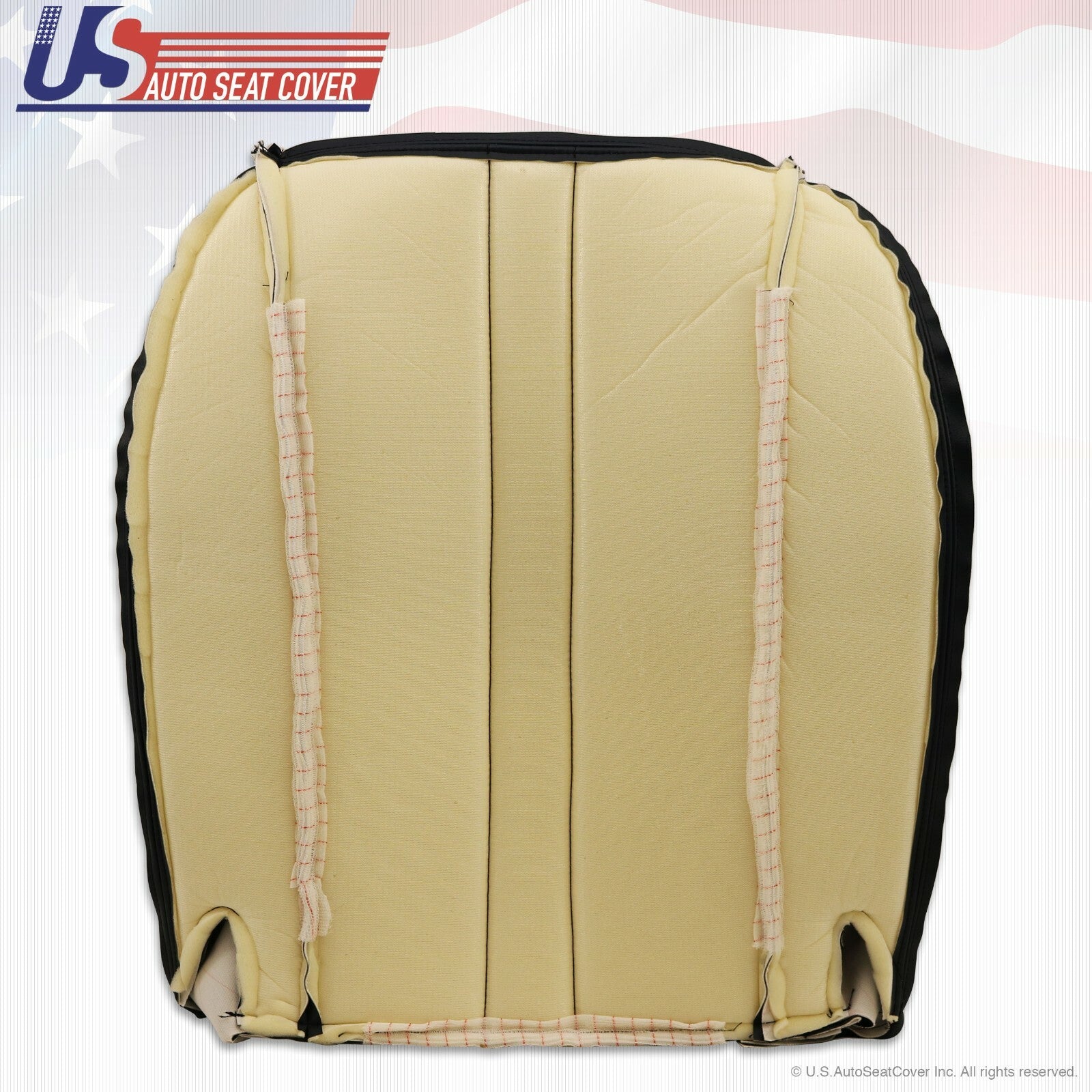 2003-2016 Chevy Express Van Driver Bottom Vinyl Seat Cover Color Light Tan
